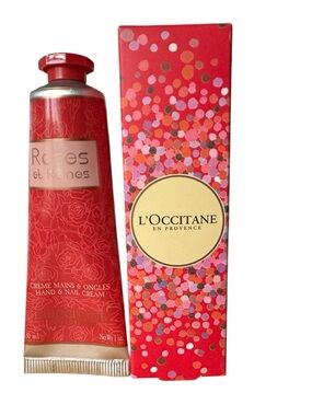 L'Occitane En Provence Roses et Reines Hand & Nail Cream 1.0 oz Travel Size